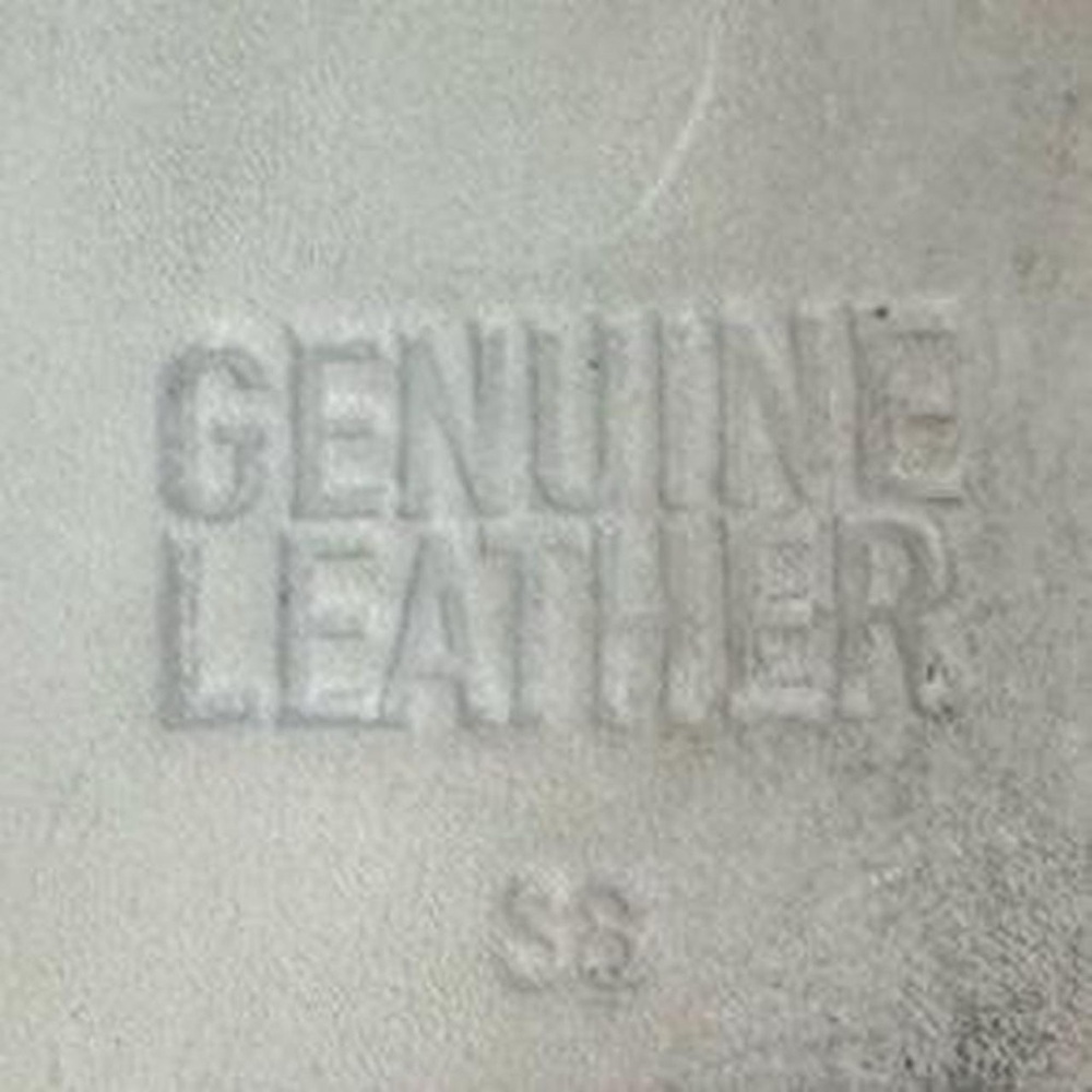 Black Leather Sneakers with Gold Star Accent - Picture 5 of 10